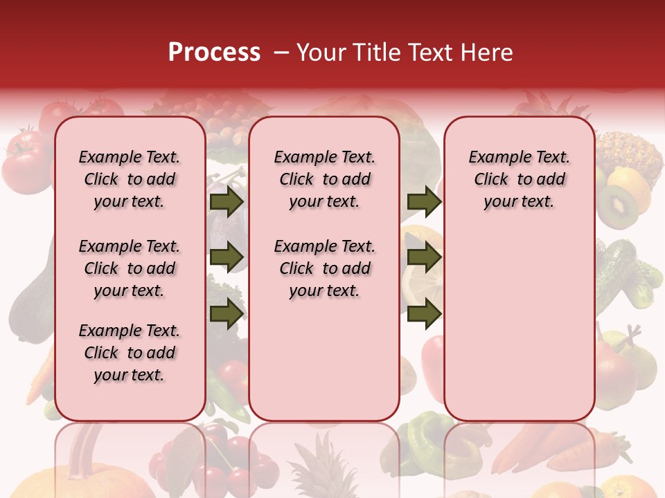 Pineapple Pieces Mandarin PowerPoint Template