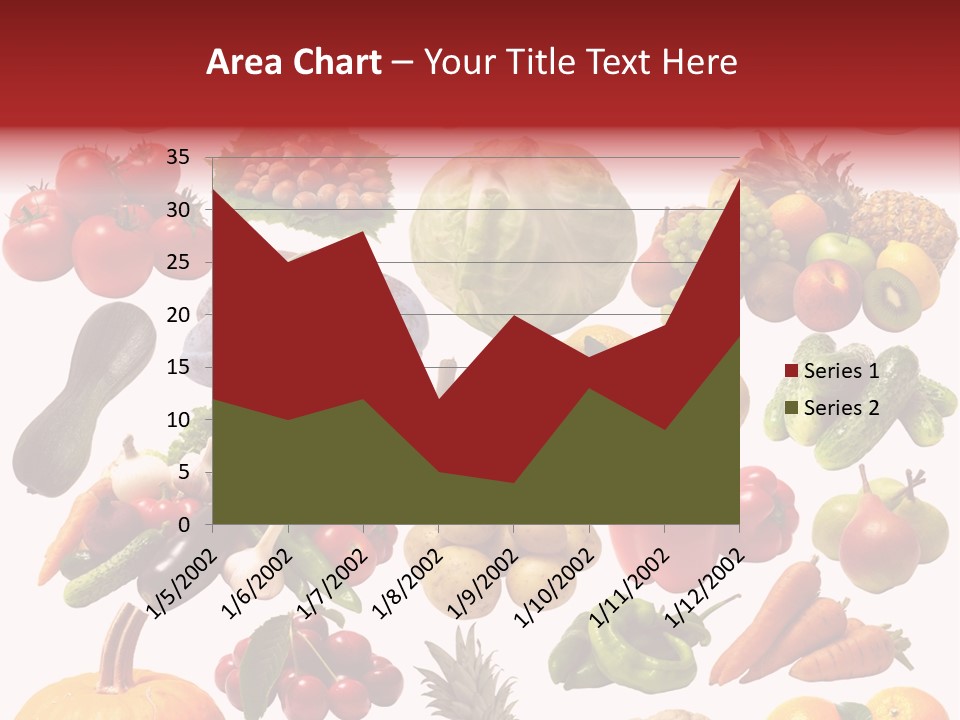 Pineapple Pieces Mandarin PowerPoint Template