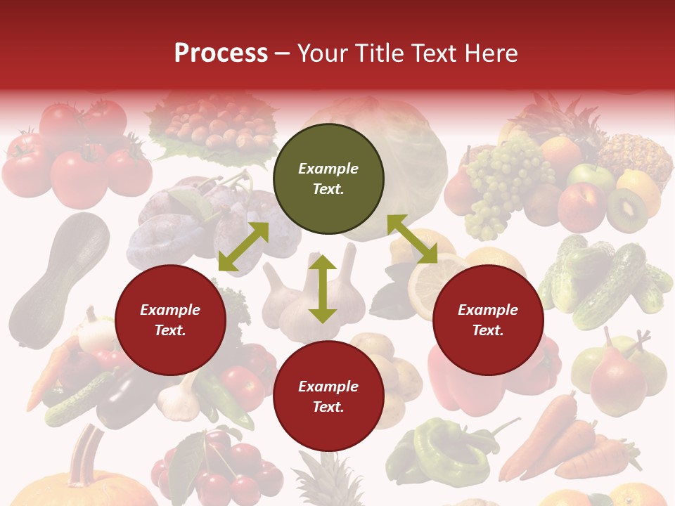 Pineapple Pieces Mandarin PowerPoint Template