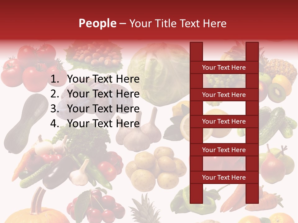 Pineapple Pieces Mandarin PowerPoint Template