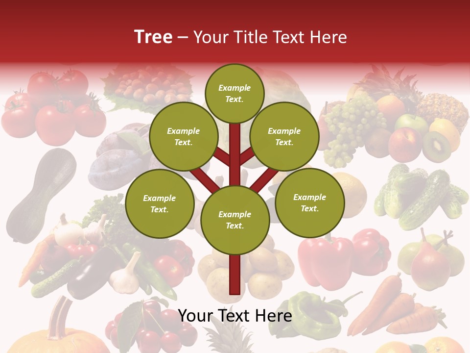 Pineapple Pieces Mandarin PowerPoint Template