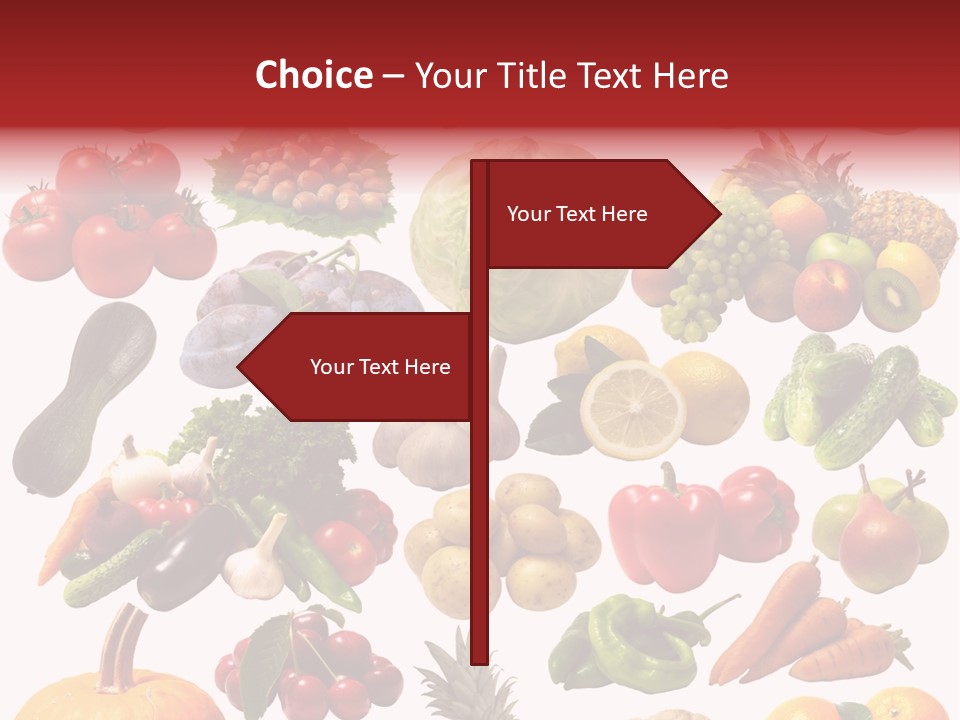 Pineapple Pieces Mandarin PowerPoint Template