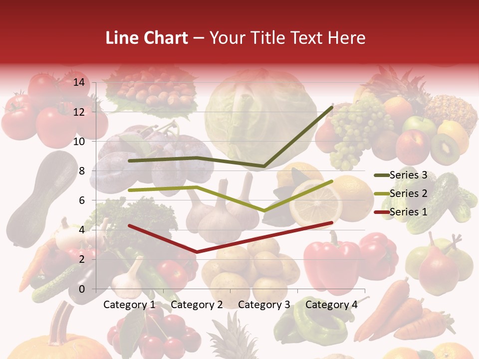 Pineapple Pieces Mandarin PowerPoint Template