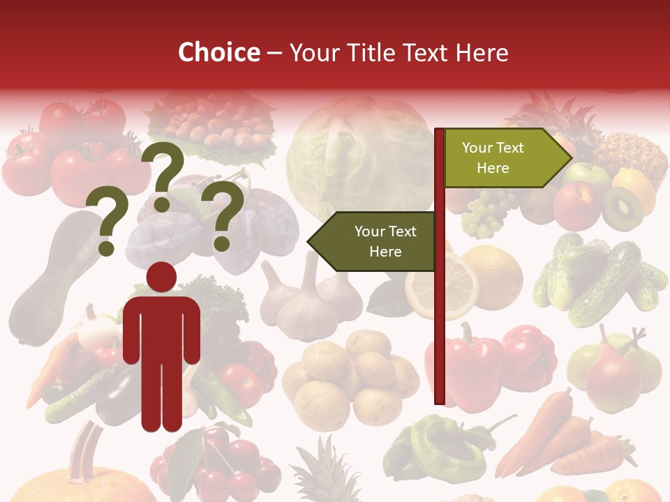 Pineapple Pieces Mandarin PowerPoint Template