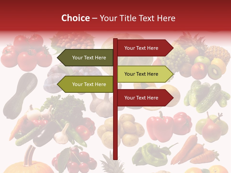 Pineapple Pieces Mandarin PowerPoint Template