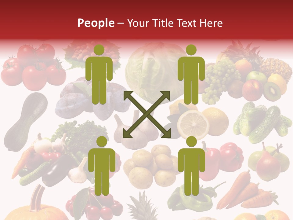 Pineapple Pieces Mandarin PowerPoint Template