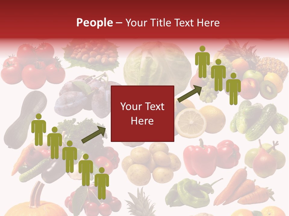 Pineapple Pieces Mandarin PowerPoint Template