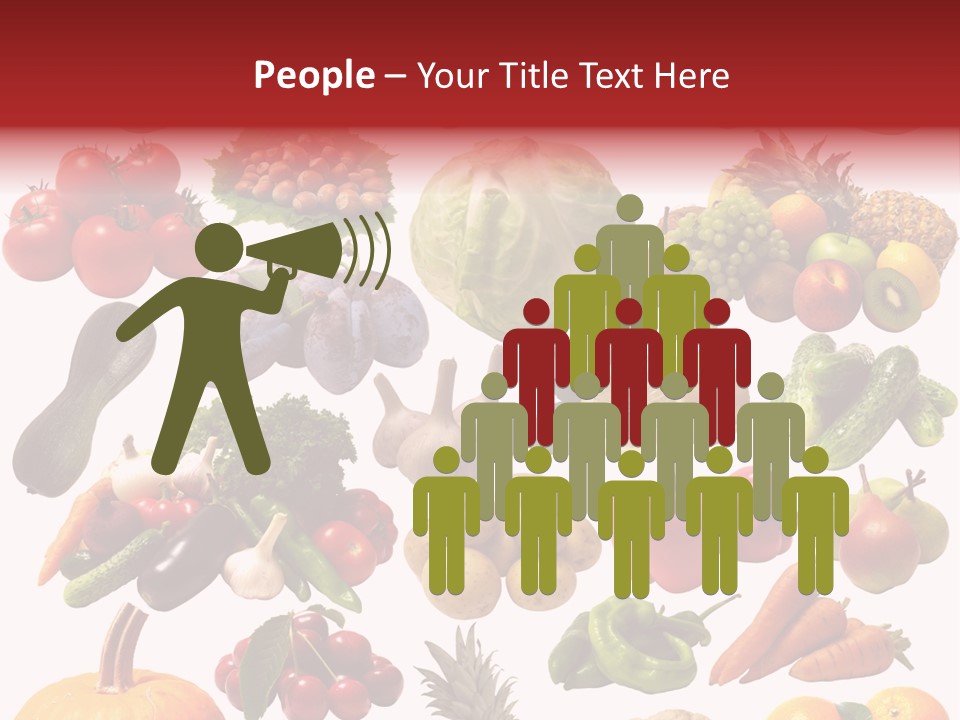 Pineapple Pieces Mandarin PowerPoint Template