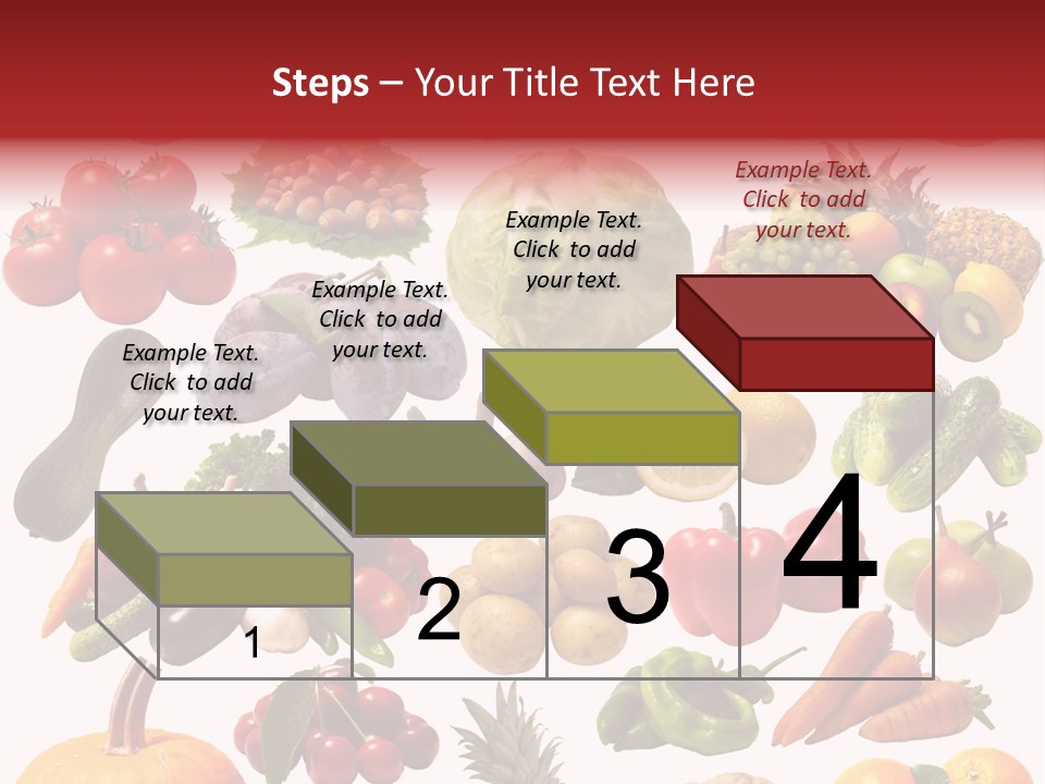 Pineapple Pieces Mandarin PowerPoint Template