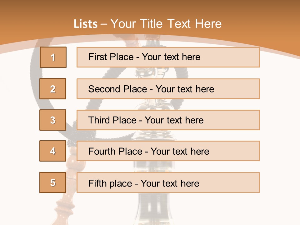 Smoke Cigar Tolerance PowerPoint Template