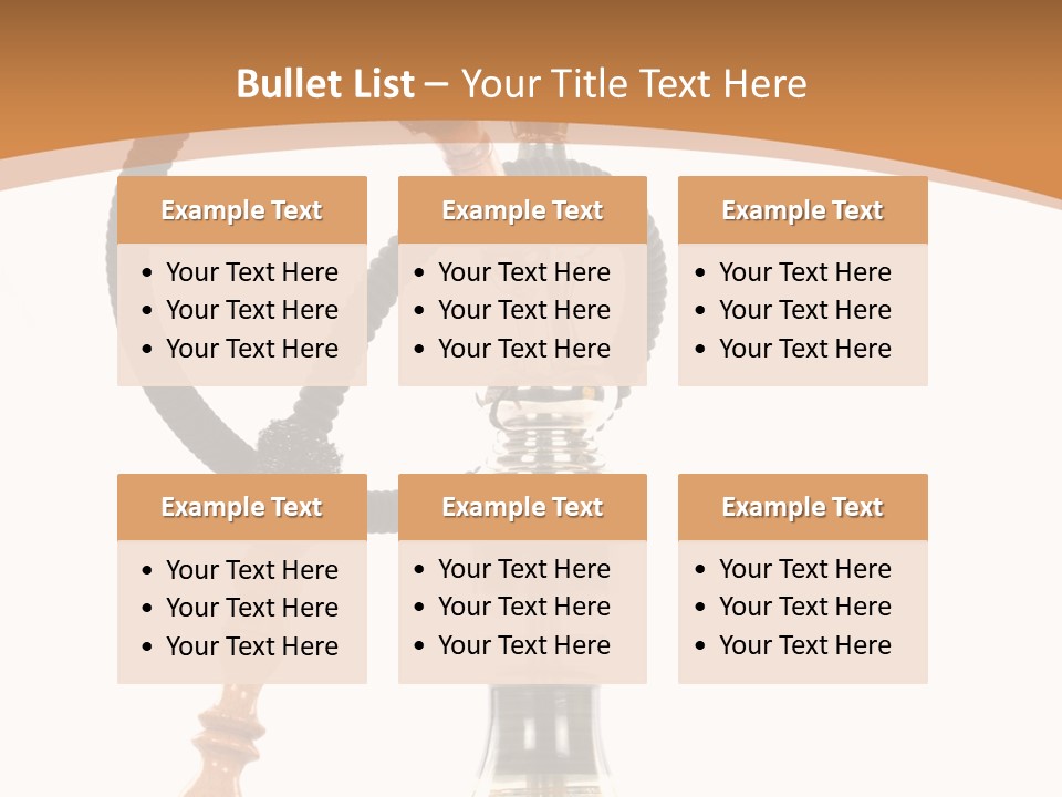 Smoke Cigar Tolerance PowerPoint Template