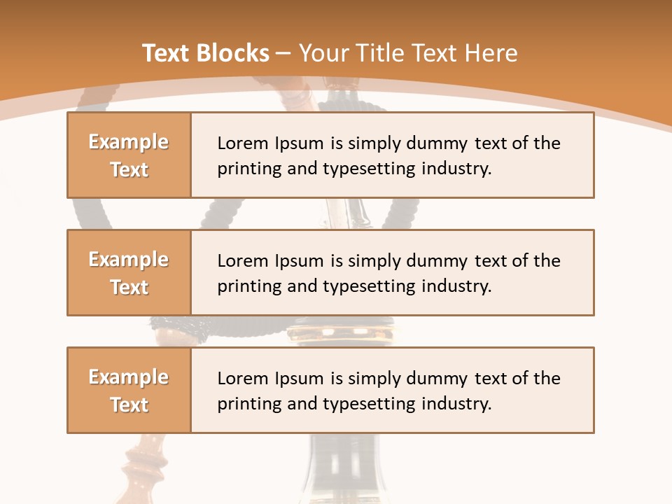 Smoke Cigar Tolerance PowerPoint Template