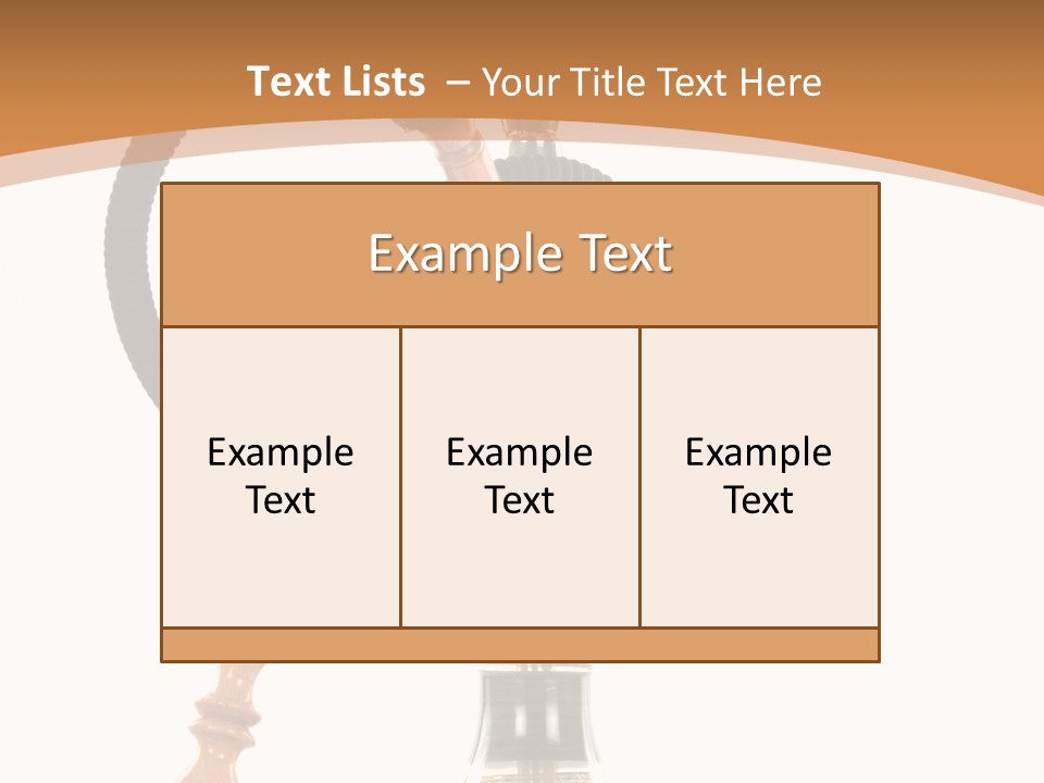 Smoke Cigar Tolerance PowerPoint Template