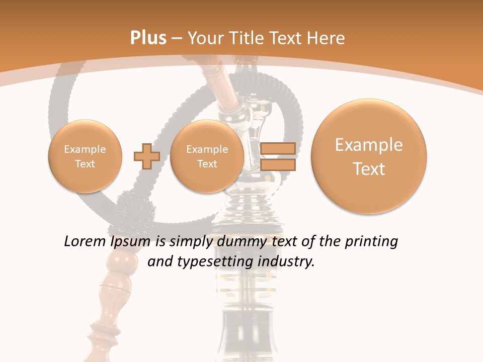 Smoke Cigar Tolerance PowerPoint Template