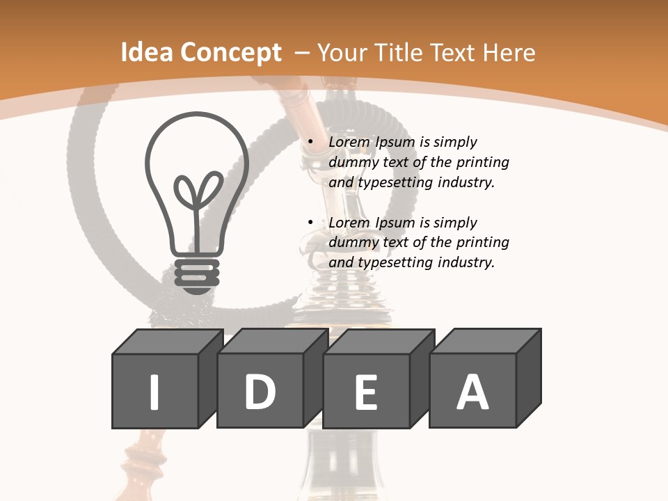 Smoke Cigar Tolerance PowerPoint Template