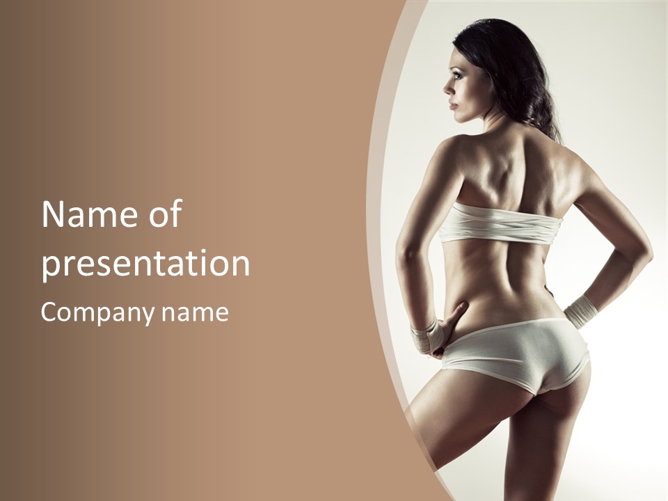 S Fitness Young PowerPoint Template