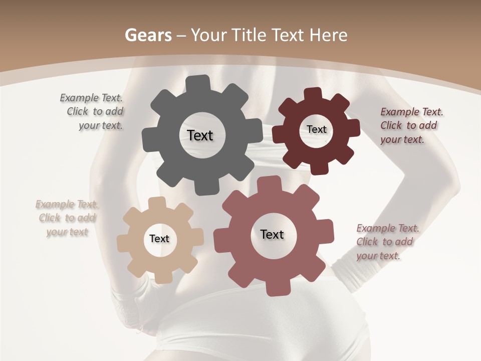 S Fitness Young PowerPoint Template