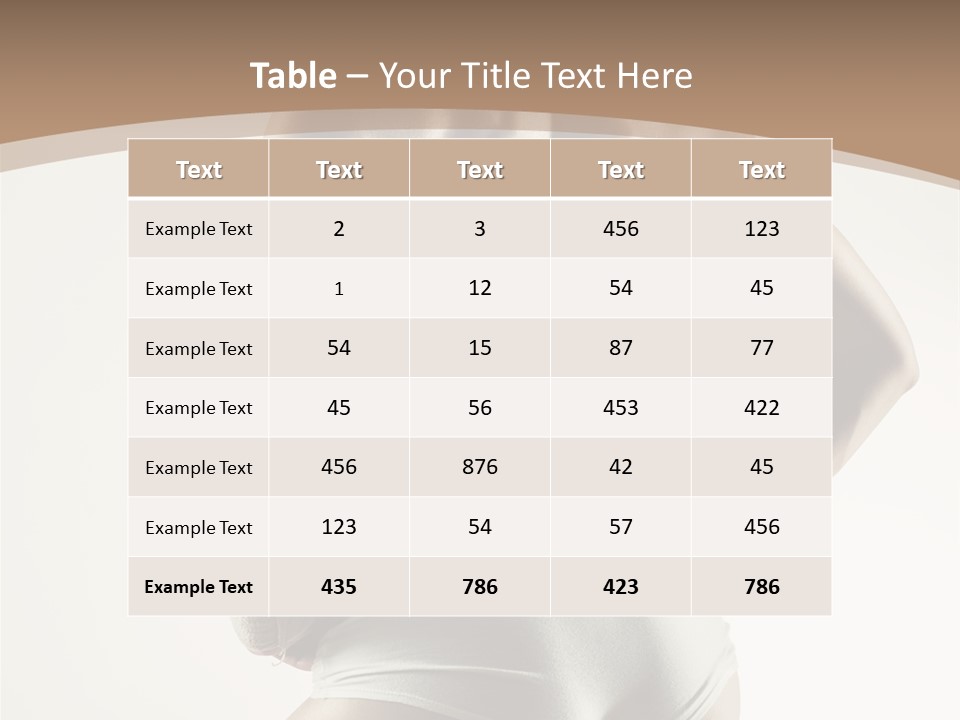 S Fitness Young PowerPoint Template