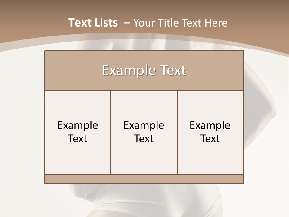 S Fitness Young PowerPoint Template