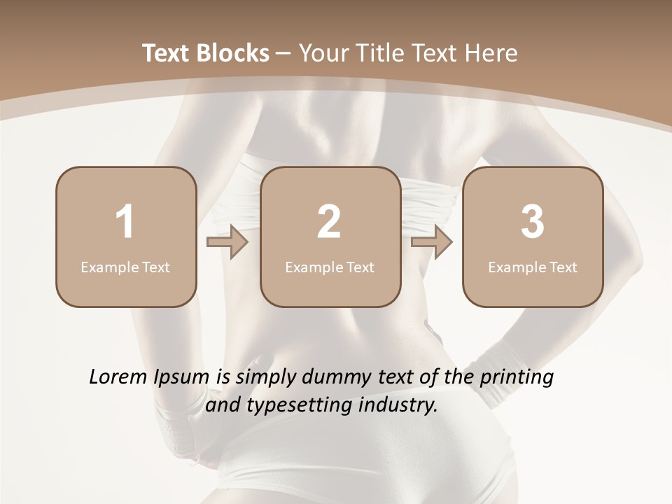 S Fitness Young PowerPoint Template