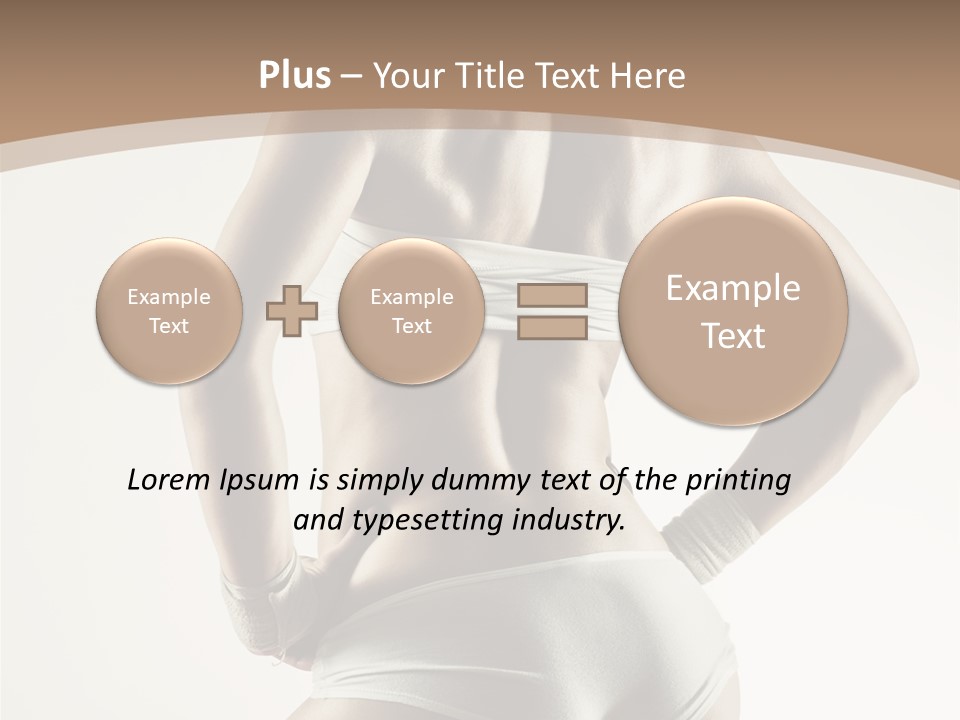 S Fitness Young PowerPoint Template