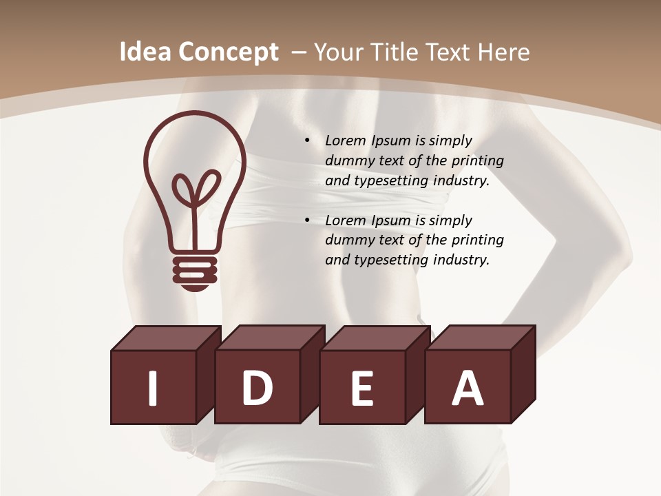 S Fitness Young PowerPoint Template