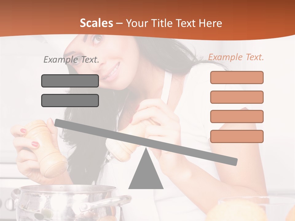 Scale Care White PowerPoint Template