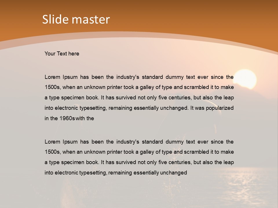 Jumping Splashes Animals PowerPoint Template