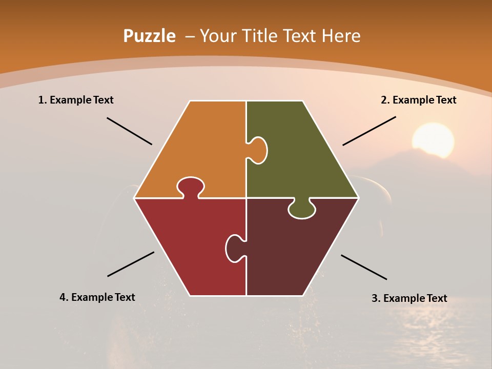 Jumping Splashes Animals PowerPoint Template