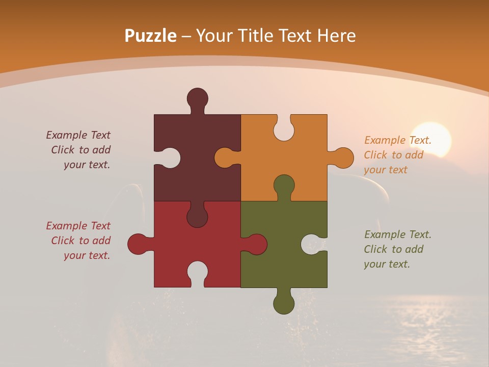 Jumping Splashes Animals PowerPoint Template