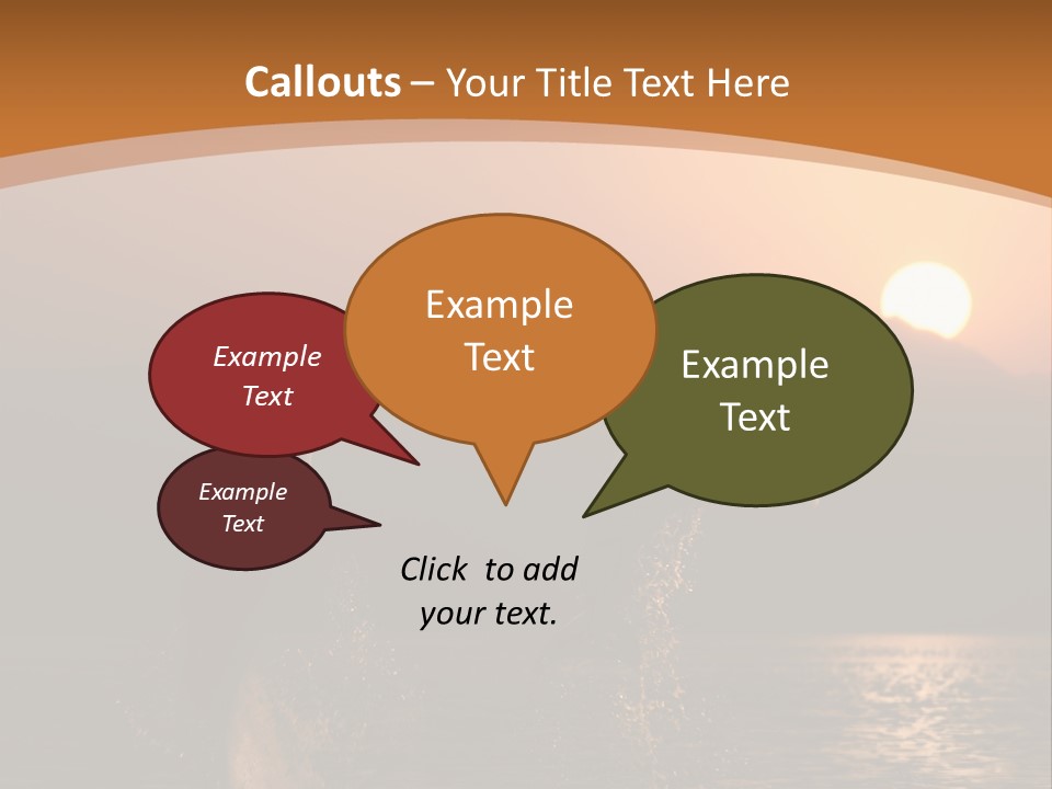 Jumping Splashes Animals PowerPoint Template