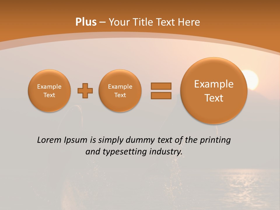 Jumping Splashes Animals PowerPoint Template