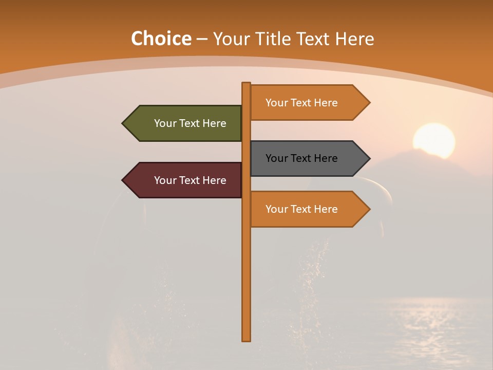 Jumping Splashes Animals PowerPoint Template