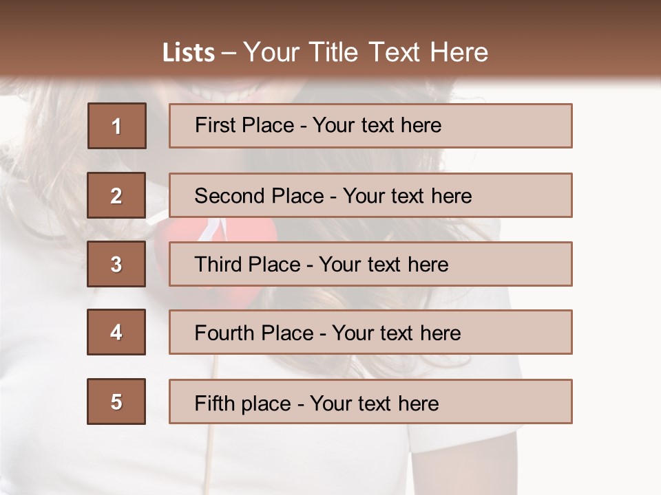 Beauty Valentine Youth PowerPoint Template
