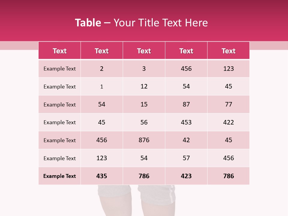 Scale Care White PowerPoint Template