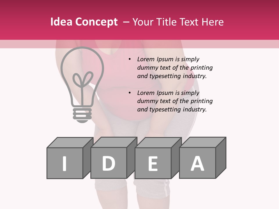 Scale Care White PowerPoint Template