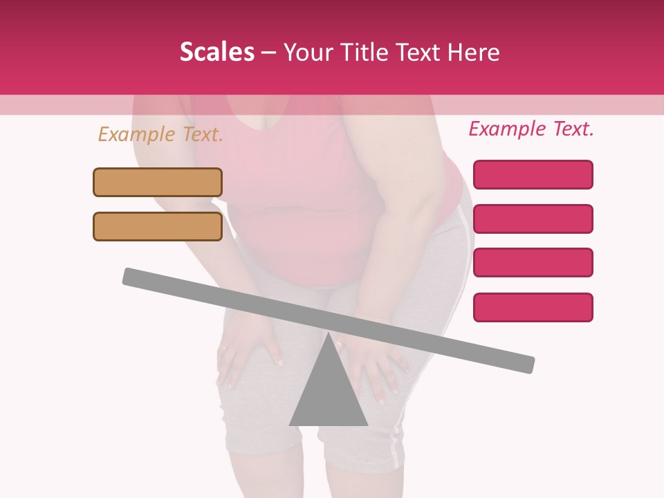 Scale Care White PowerPoint Template