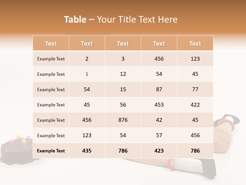 Determine Birthday Background PowerPoint Template