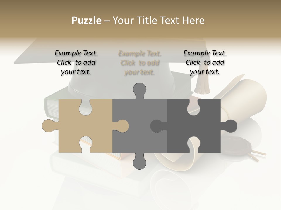 Graduating Cap School PowerPoint Template