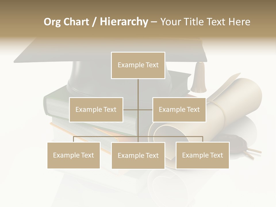Graduating Cap School PowerPoint Template