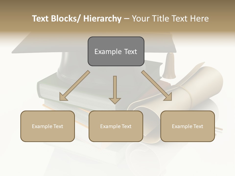 Graduating Cap School PowerPoint Template