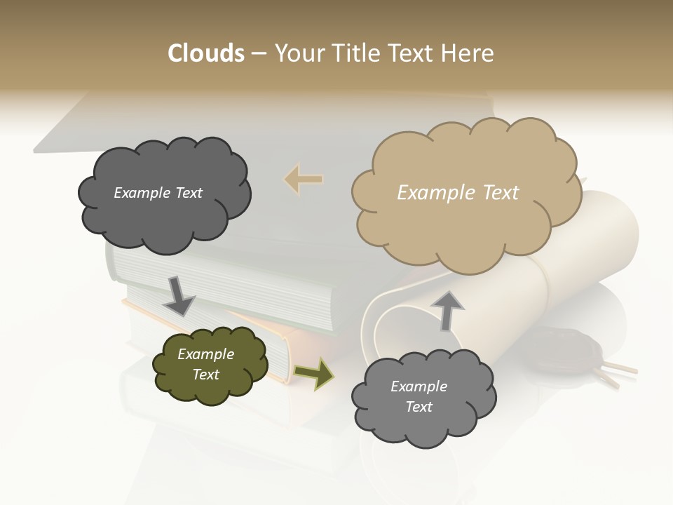 Graduating Cap School PowerPoint Template