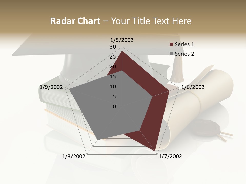 Graduating Cap School PowerPoint Template
