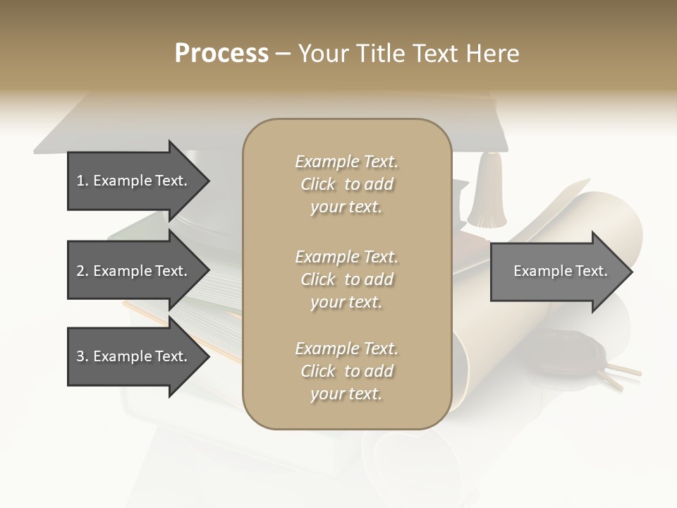 Graduating Cap School PowerPoint Template