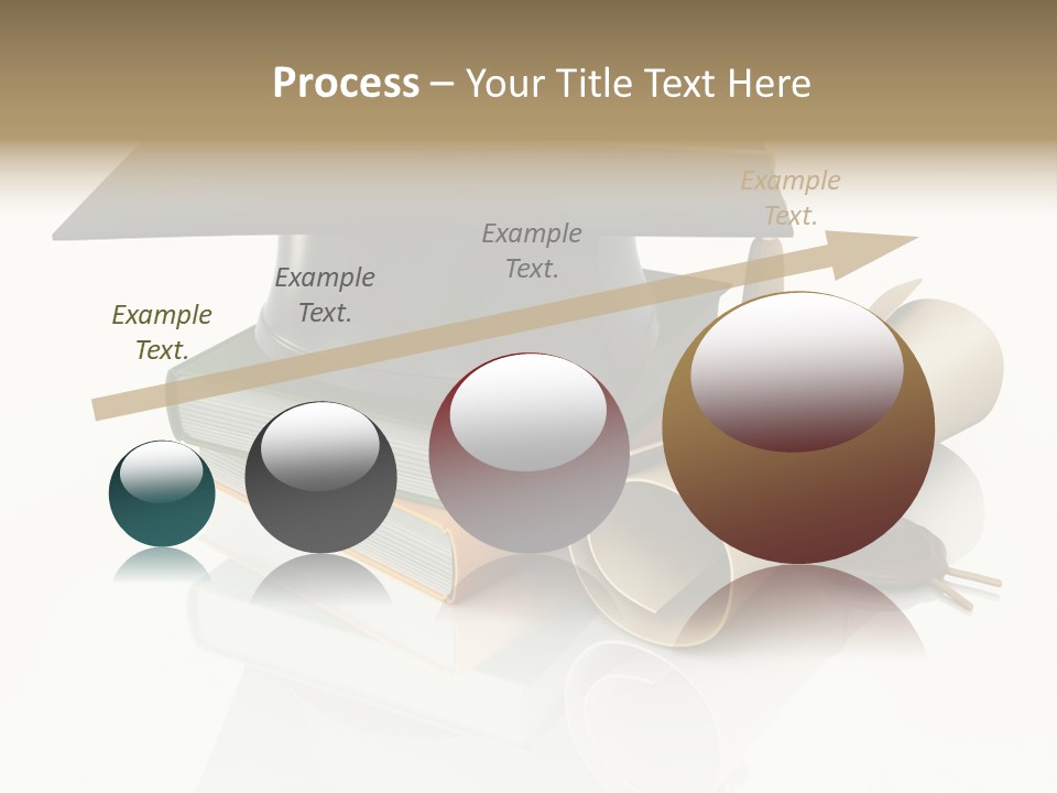 Graduating Cap School PowerPoint Template