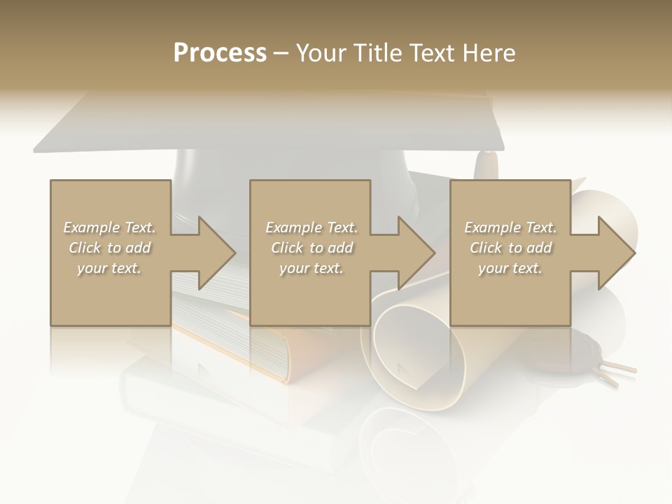 Graduating Cap School PowerPoint Template