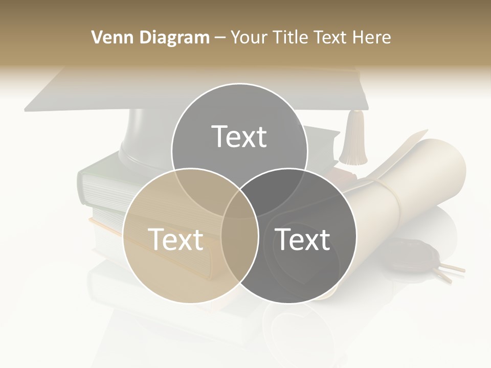 Graduating Cap School PowerPoint Template