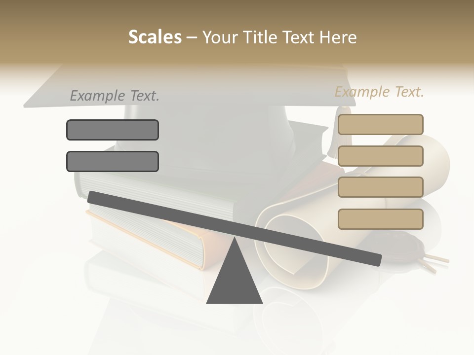 Graduating Cap School PowerPoint Template