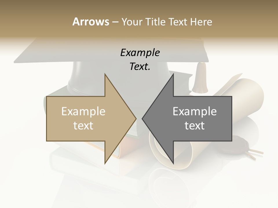 Graduating Cap School PowerPoint Template