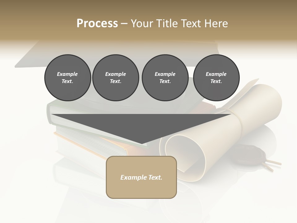Graduating Cap School PowerPoint Template